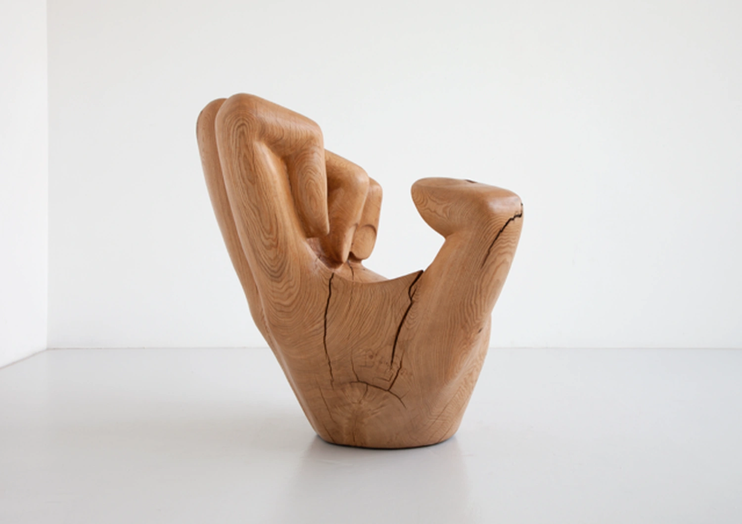 Handgefertigter Handstuhl aus Holz von Frank Oberste-Lehn