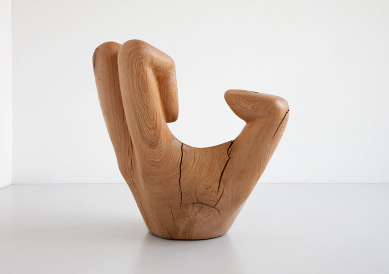 Handgefertigter Handstuhl aus Holz von Frank Oberste-Lehn