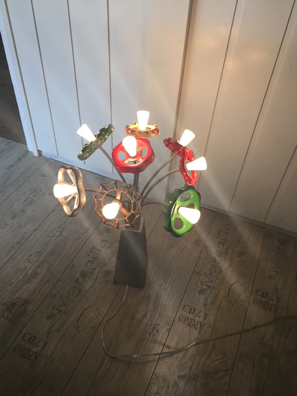 handgefertigte Lampe von Frank Oberste-Lehn