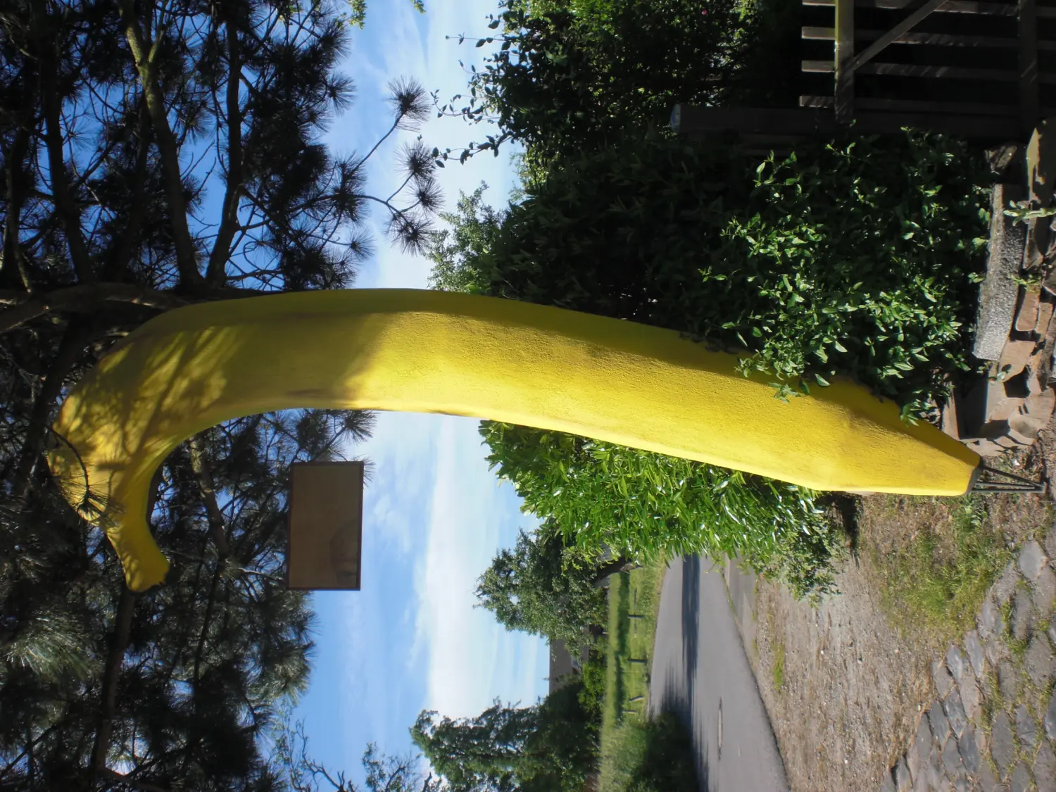 Bananensitzend von Frank Oberste-Lehn