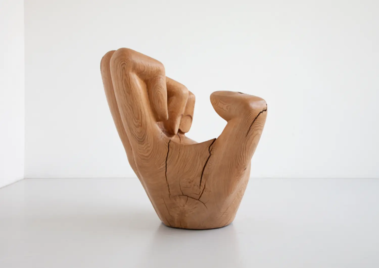 Handgefertigter Handstuhl aus Holz von Frank Oberste-Lehn